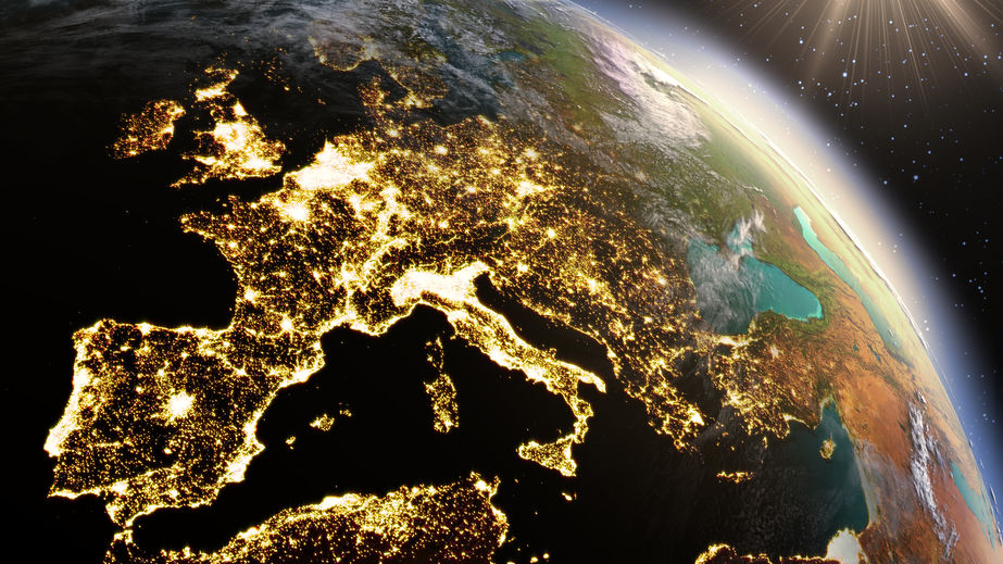 Planet Earth Europe zone. Elements of this image furnished by NASA